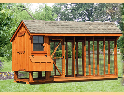 Combination Style Chicken Coops | Chicken Coops in Maryland