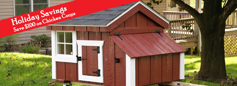 Frame Style Chicken Coops in Lancaster | Amish Made A-Frame Chicken 