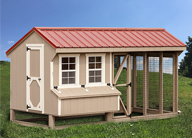 Large Combination Style Chicken Coops